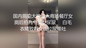 国内厕拍大神潜入商场餐厅女厕后拍几个美女尿尿❤️白毛衣精致靓女连拉尿带吐